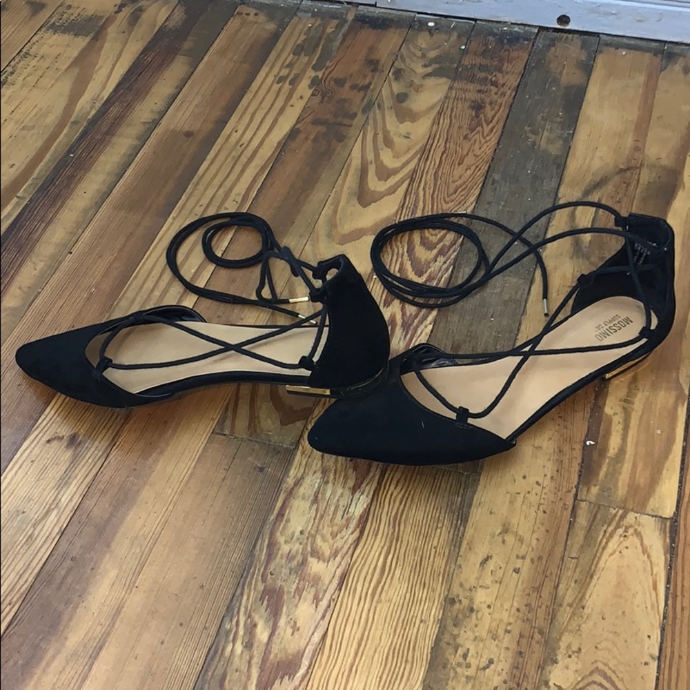 Black Wrap around sandals !